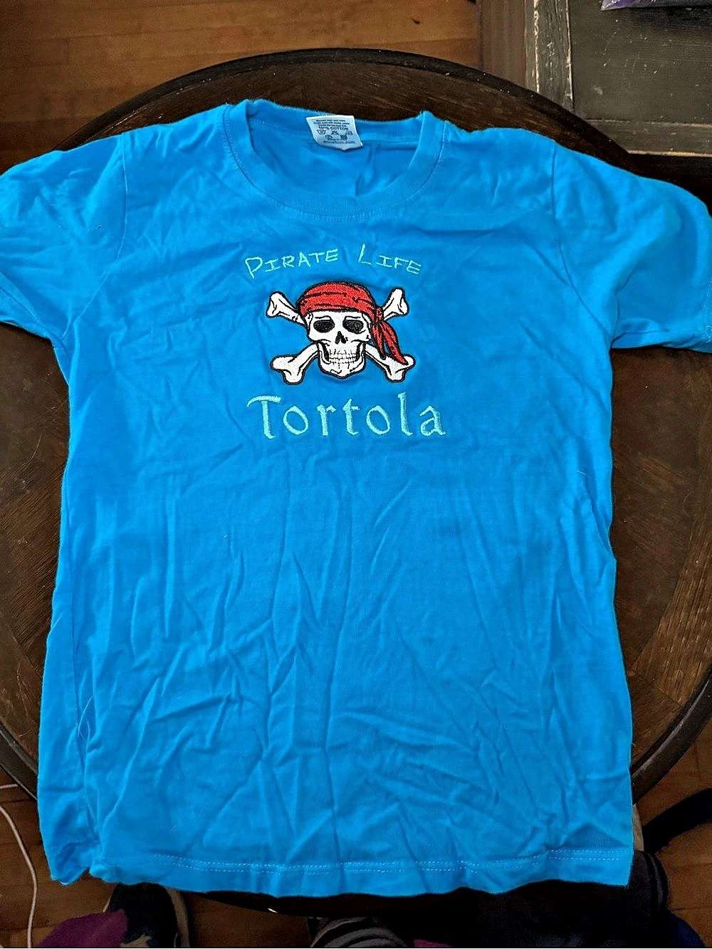 Rising Star Pirate Life Tortola Graphic Tee Boys Size 12